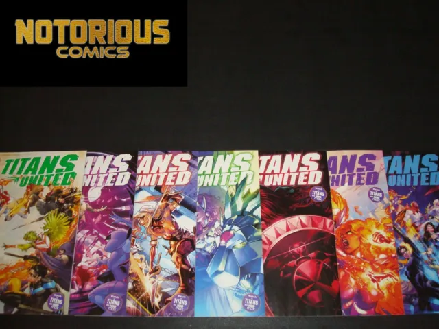 Titans United 1-7 Complete Comic Lot Run Set DC Collection