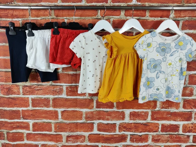 Girls Bundle Age 3-4 Years Zara Next H&M Shorts Top T-Shirt Blouse Summer 104Cm