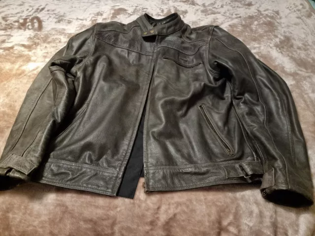 Duchinni Mens motorcyle jacket 48-50''  dark grey excellent condition