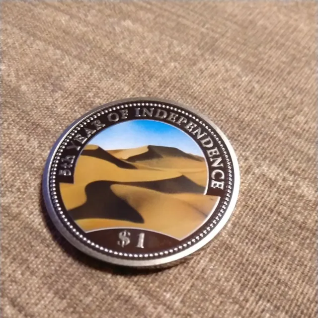 1 Dollar Silber Farbmünze Namibia 5 Jahre Unabhängigkeit 1995 (155015)