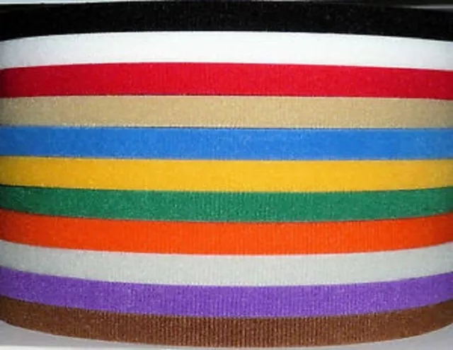 VELCRO® ONE-WRAP® - Double Sided Tape - 1mt X 19mm - 11 Colours