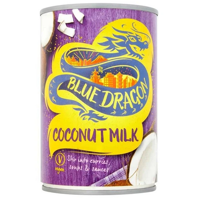 Latte di cocco drago blu