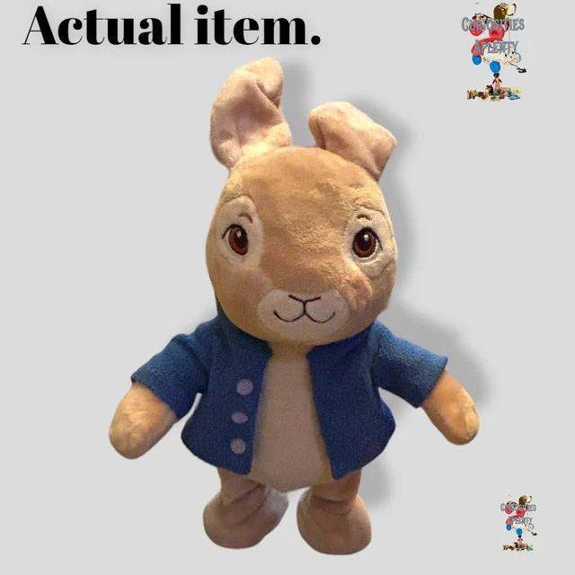 PETER RABBIT TALKING And Hopping Interactive Soft Toy, Fully Working £ ...
