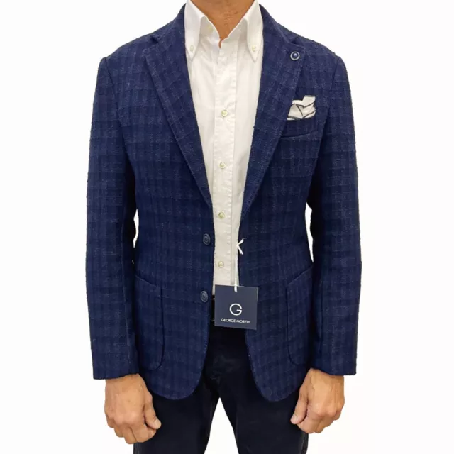 Giacca uomo sartoriale blazer casual elegante cerimonia invernale slim abito