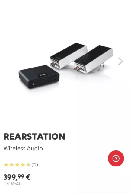 Wireless Rearstation Teufel Neu! inklusive Level Converter Neu!