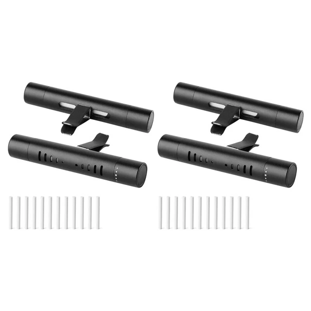 4 unidades difusor de aceite de coche difusor de coche clip de ventilación con 12X recarga Au A7V8