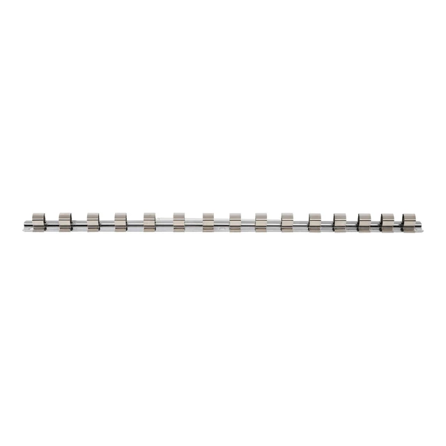 BGS Aufsteckschiene mit 15 Clips 12,5 mm