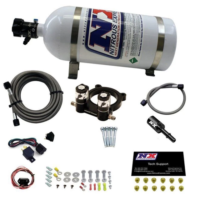 Nitrous Express Ford 2.3L Ecoboost Piastra Kit W/10lb Bottiglia [20954-10]