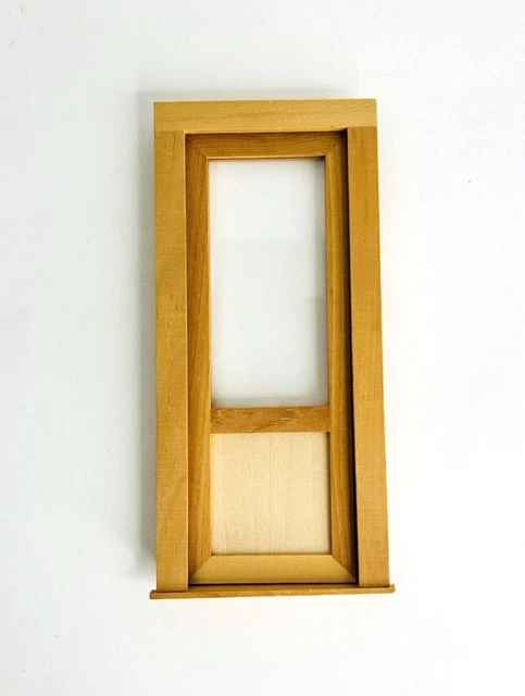 Dollhouse Door Interior Window Pane or Exterior Use 1:12 Scale Miniature