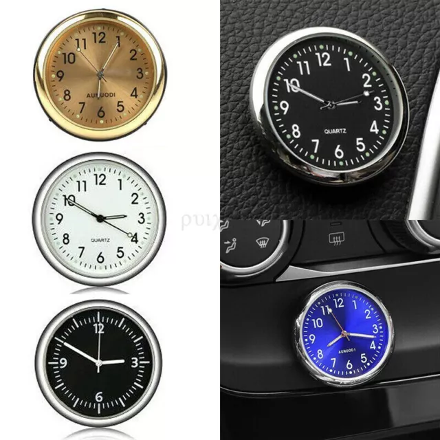 A POCKET MINI Quartz Analog Watch Stick On Clock For Motorcycler Car Boat  Bik M4 $5.14 - PicClick AU
