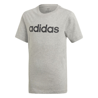 Adidas Bambini Giovane Ragazzi T-Shirt Essentials Lineare Tee Palestra Modern