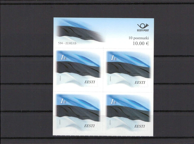 ESTLAND 2013 - Viererblock Nr 756 postfrisch (213060)