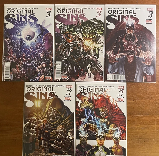 Original Sins 1-5 Marvel Comics 2014 Complete Set 1 2 3 4 5 NM/M