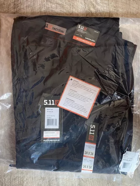 511 TACTICAL Fast-Tac Urban Pants 74461 Black - 34 x 32 - New NWT