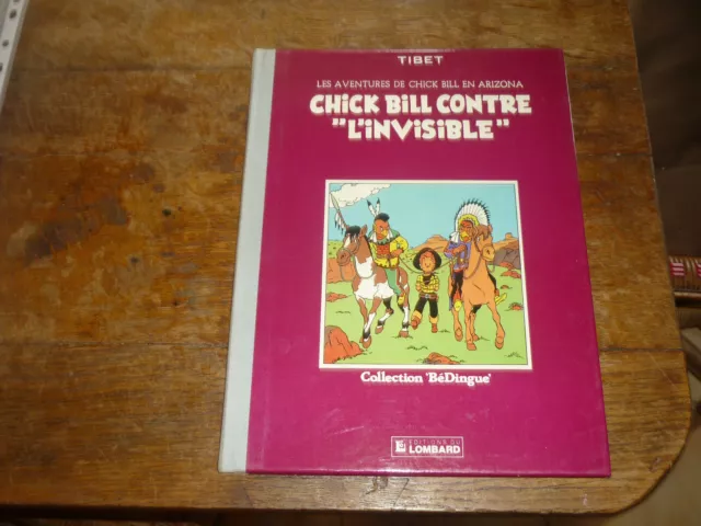 ED DOS TOILE BEDINGUE 1983 CHICK BILL CONTRE L INVISIBLE PAR TIBET LOMBARD (s)