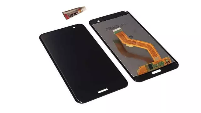 HTC U11 LCD Display Touch Screen Scheibe Glas Kleber Cover schwarz Original