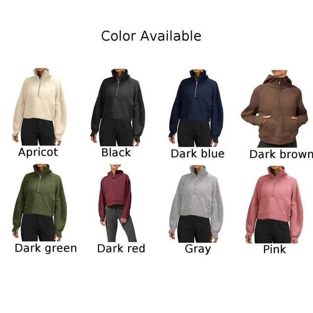 Donne Felpa con Cappuccio Pullover Bianco e Nero senza Ripp Raglanärmel