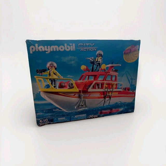 Mode d’emploi Playmobil set 5540 Harbour Bateau de sauvetage avec pompe