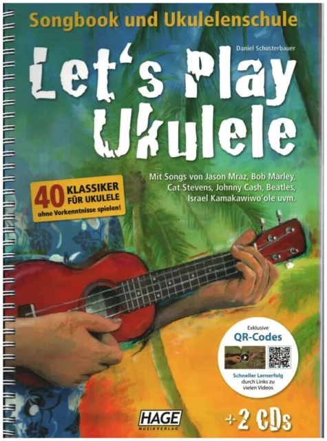 Let's Play Ukulele mit CDs + Download+ 1 PLEK  - PORTOFREI VOM MUSIKALIENHÄNDLER