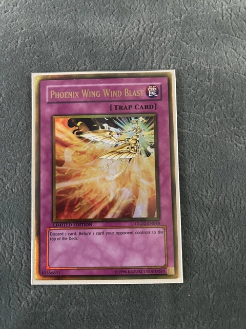 Phoenix Wing Wind Blast - GLD2-EN048 - Gold Rare - Limited Edition x1 NM