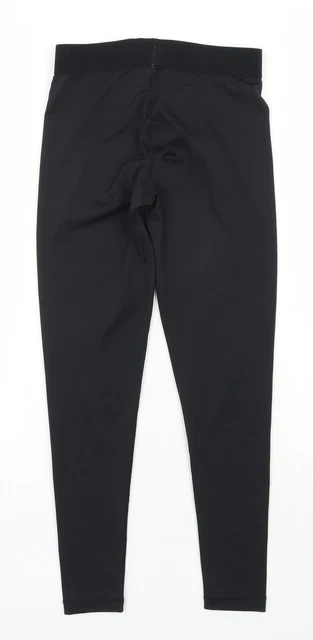 USA Pro Girls Black  Polyester Pedal Pusher Trousers Size 9-10 Years  Regular Pu 2