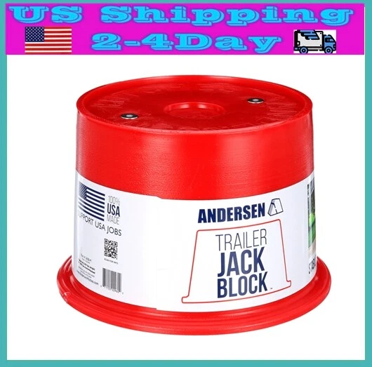 US Shipping Andersen Manufacturing Trailer Jack Block with Magnets 3608-M