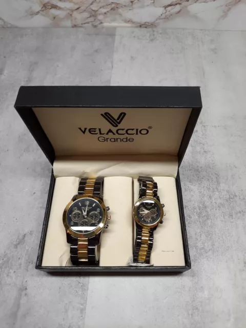 VELLACCIO GRANDE HIS Her Set Watches watch wristwatch. NEW IN