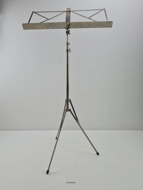 Notenständer Made in Germany K & M Metall verstellbar alt antik H:141cm #2312535