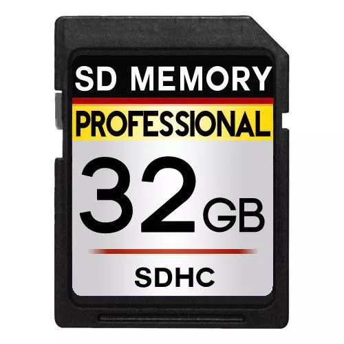 32GB SDHC High-Speed Memory Card