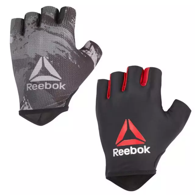 Reebok Fitness Gloves Weight Lifting Gym Workout Training Exercise Strength