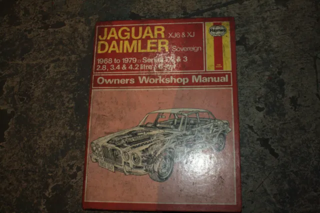1968-79 Haynes Jaguar Xj6&Xj Owners Workshop Manual Rw