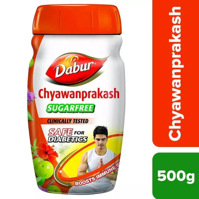 Dabur Chyawanprakash Sugarfree 500 grams (Chyawanprash) Build Strength Stamina