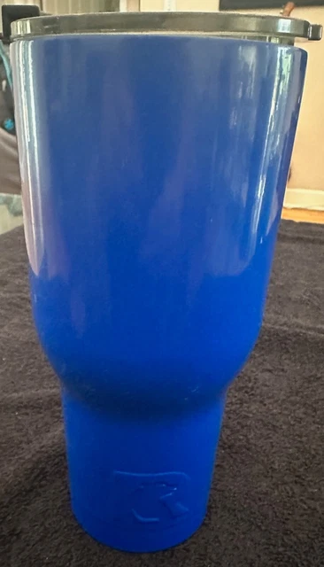RTIC 40 oz Insulated Tumbler Stainless Steel w/Spill Proof Lid Blue 3