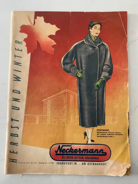 Neckermann Katalog Herbst Winter 1954 / 1955 - Vintage Versandhauskatalog