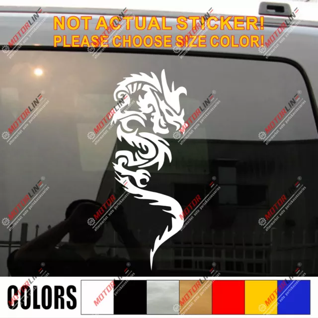CHINESE DRAGON VINYL Decal Sticker Car Graphics $4.99 - PicClick