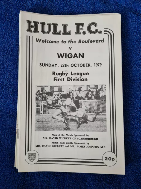 Hull FC vs. Wigan - 28/10/1979