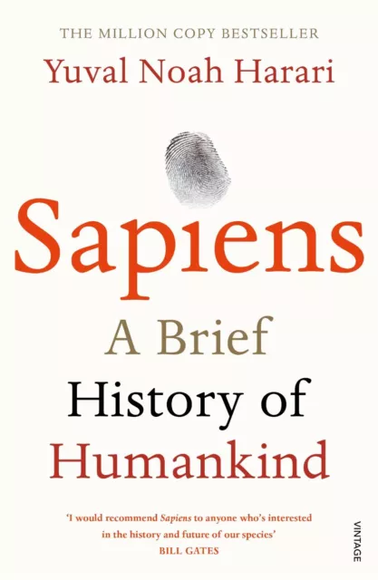Sapiens A Brief History of Humankind by Yuval Noah Harari Paperback Book NEW AU