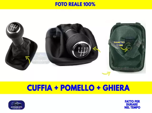 Leva Cambio per Golf 4  Kit Cuffia Pomello Ghiera dal 1997>2004 Auto per