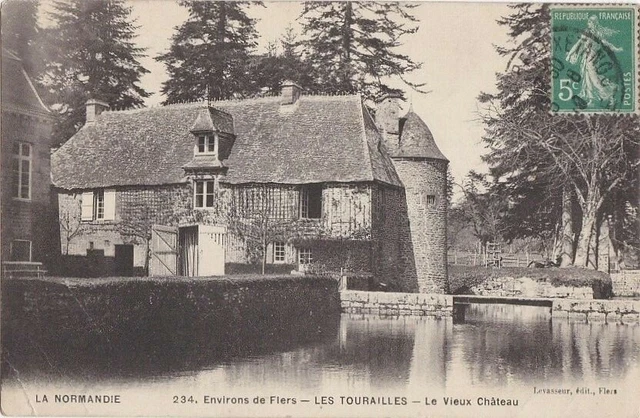 CPA 61 NORMANDY ORNE near FLERS - LES TOUAILLES - Le Vieux Château 1919