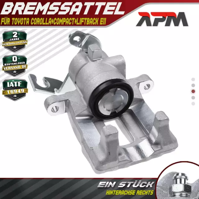 Bremssattel Hinten Rechts 38mm 10mm für Toyota Corolla+Compact+Liftback E11