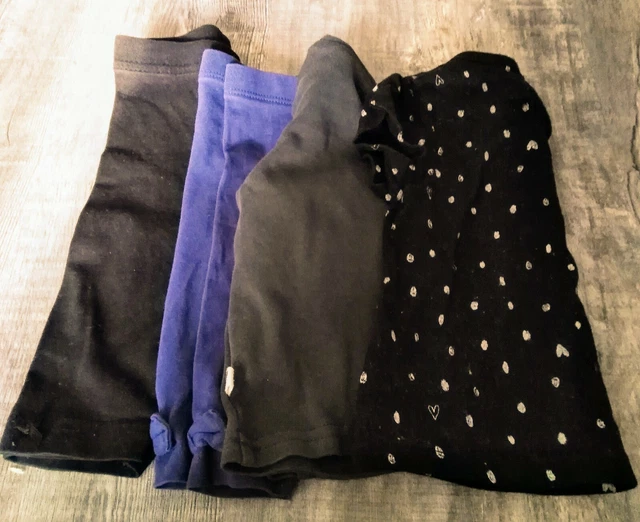 Baby Girl Clothes Bundle 0-3 Months 2 Tops, 2 Leggings