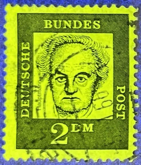 🇩🇪 BRD Bund Michel Nr. 362y Gestempelt (1961) Bedeutende Deutsche