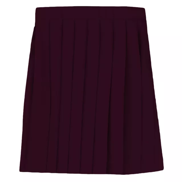 Girls Burgundy Pleated Skirt V9000 French Toast School Uniform Sizes 5 to 10