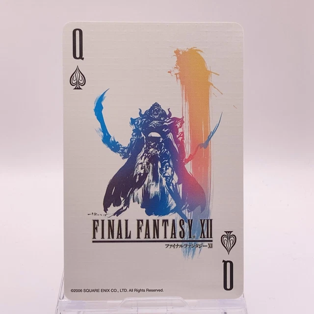 FINAL FANTASY 25TH Anniversary Playing Cards Limited Edition New