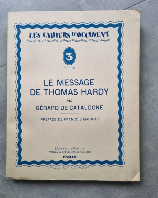 Revue Les Cahiers D'Occident N°6 - Le Grand Déménagement Lucien Dubech 1927