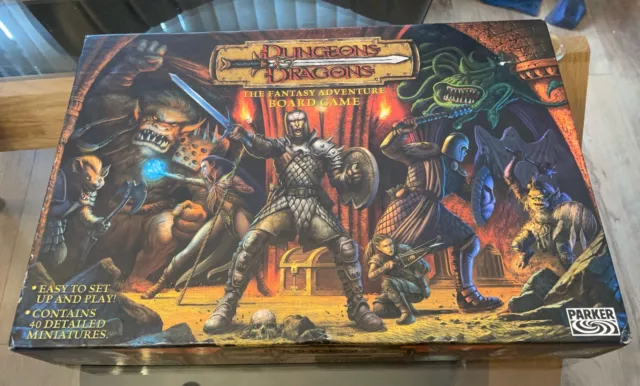 Dungeons & Dragons: The Fantasy Adventure Board Game by Parker Brothers