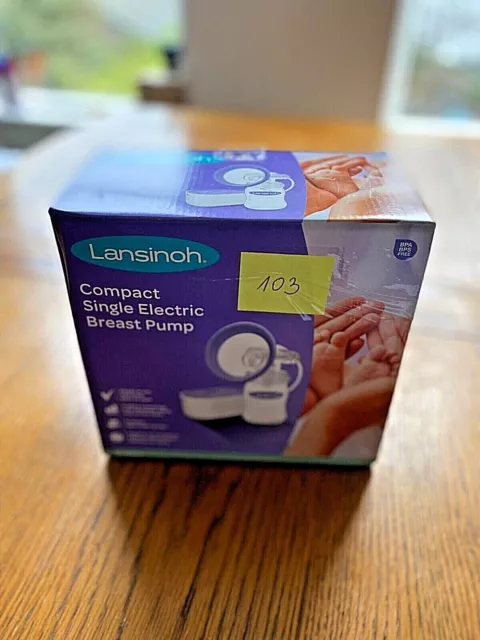 Lansinoh Compact Single Electric Breast Pump with USB Power Milk Breastfeeding