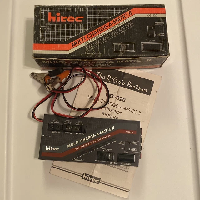HITEC MULTI CHARGE-A-MATIC 2 CG-320 - Battery Check & Delta Peak 