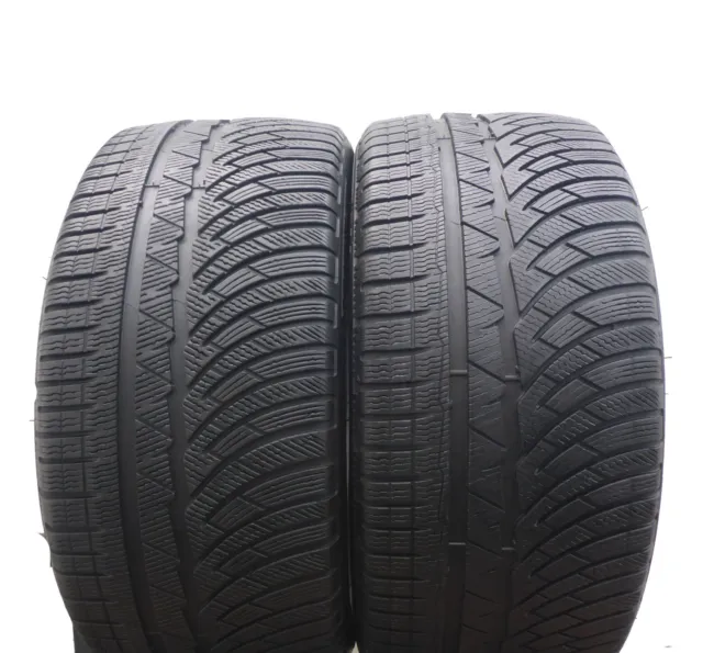 2 X Michelin 255/35 R19 96V XL PILOT ALPIN PA4 Pneu D'Hiver 2012 5.2-6.2mm