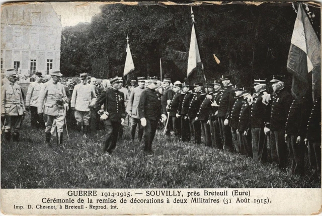 CPA AK Guerre 1914-1915 - Souvilli pres BRETEUIL (129247)
